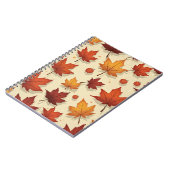 秋の天気を思い出させるノート ノートブック (左側)