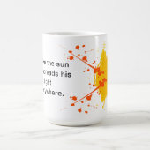 秋の太陽の光 コーヒーマグカップ (中央)