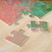 秋の女の子葉のファンタジージグソーパズル絵画ズ ジグソーパズル (側面)