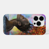 秋の女性のiPhoneケース iPhoneケース (裏面横)