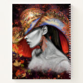 秋の女性手帳 ノートブック (裏面)