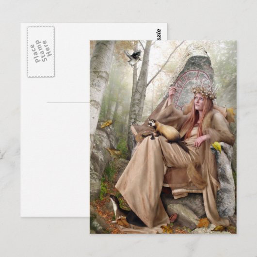 秋の女王 ポストカード (正面/裏面)