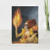 秋の女神 カード (正面)