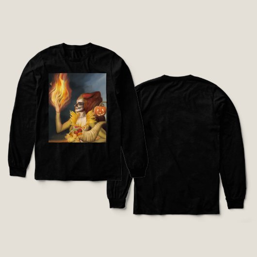 秋の女神 トライブレンドＴシャツ (デザイン 正面＆背面)