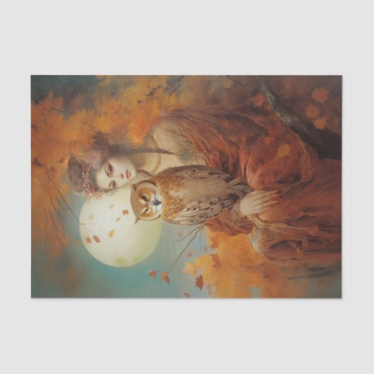 秋の女神 薄葉紙 (正面)