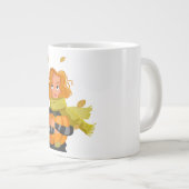 秋の女 ジャンボコーヒーマグカップ (正面右)