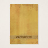 秋の妖精のギフトタグ (裏面)