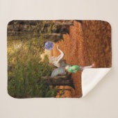 秋の妖精の国 シェルパブランケット (正面(横))