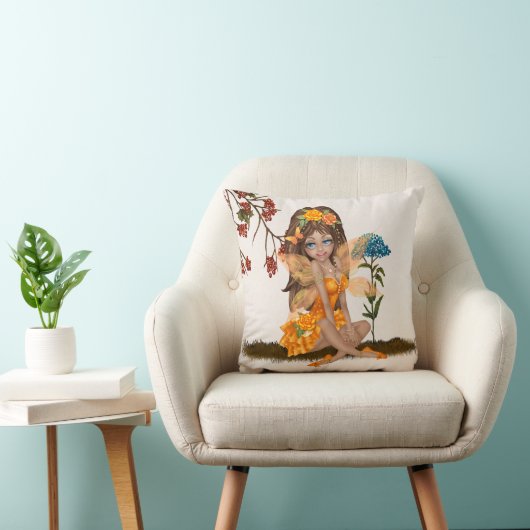 秋の妖精の枕 クッション (椅子)