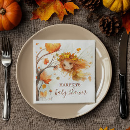 秋の妖精の森 スタンダードカクテルナプキン