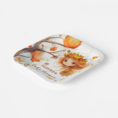 秋の妖精の森 ペーパープレート (傾斜あり)