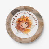 秋の妖精の森 ペーパープレート (正面)