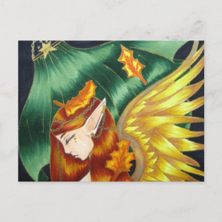 秋の妖精はがき ポストカード