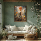 秋の妖精アートのポスター ポスター