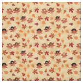 秋の妖精葉と ファブリック (見本)