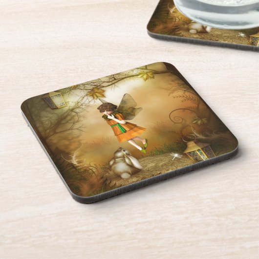 秋の妖精 コースター (左側)