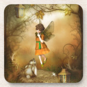 秋の妖精 コースター (正面)