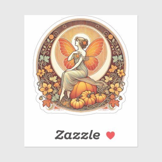 秋の妖精 シール (シート)