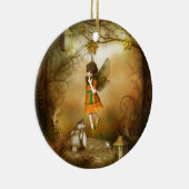 秋の妖精 セラミックオーナメント (右)