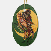 秋の妖精 セラミックオーナメント (左)