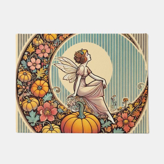 秋の妖精 ドアマット (正面)