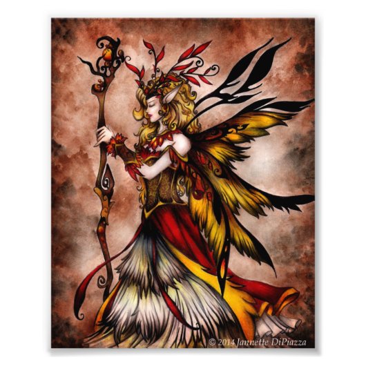 秋の妖精 フォトプリント            (正面)