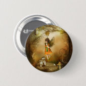 秋の妖精 缶バッジ (正面&裏面)