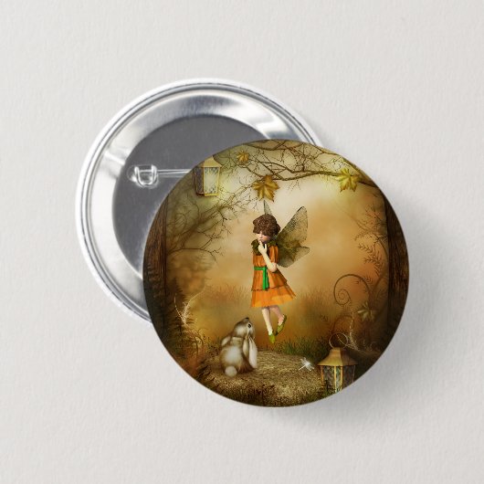 秋の妖精 缶バッジ (正面&裏面)