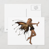 秋の妖精 – 1 ポストカード (正面/裏面)