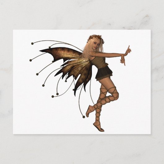 秋の妖精 – 1 ポストカード (正面)