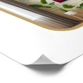 秋の威厳のあるワンダーランドの城 ポスター (角)