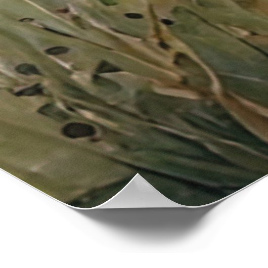 秋の威厳のある森林野生動物の鹿 ポスター (角)