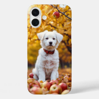 秋の子犬のブリスiPhone 16ケース iPhone 16 Plusケース