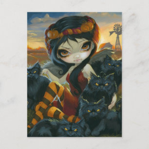 "秋の子猫" ポストカード