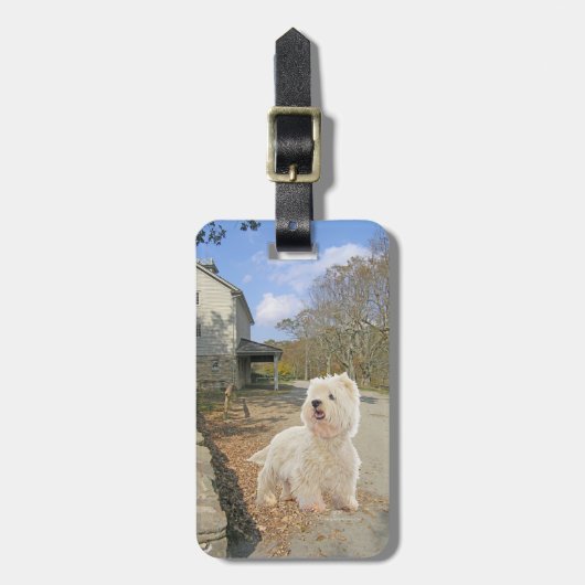 秋の季節に ラゲッジタグ (正面縦)