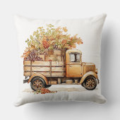 秋の季節のトラック クッション (裏面)