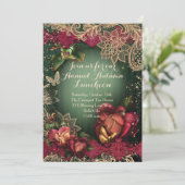 秋の季節のパーティー招待状 招待状 (スタンド正面)