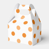 秋の季節の水玉模様 フェイバーボックス (裏面サイド)