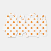 秋の季節の水玉模様 フェイバーボックス (折り畳みなし)