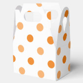 秋の季節の水玉模様 フェイバーボックス (オープン)