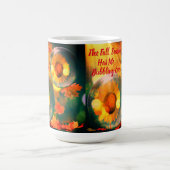 秋の季節は私が泡立つ コーヒーマグカップ (中央)