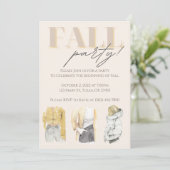 秋の季節をお祝いしよう 招待状 (スタンド正面)