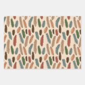 秋の季節ラッピング紙パック1 ラッピングペーパーシート (正面3)