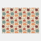 秋の季節ラッピング紙パック1 ラッピングペーパーシート (正面)