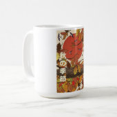 秋の季節 コーヒーマグカップ (正面左)