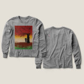 秋の孤独な女の子 – アーティスト – Nour Tayel (デザイン 正面＆背面)