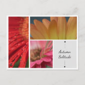 秋の孤独 – フローラ水滴はがき ポストカード (正面)