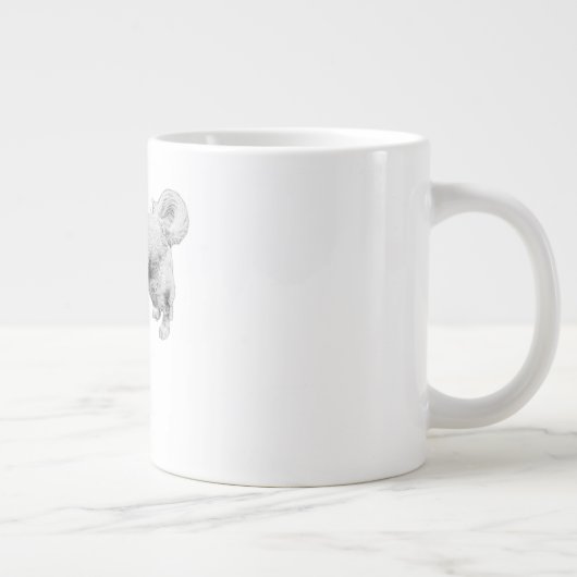 秋の守護者の穏やかさ ジャンボコーヒーマグカップ (右)