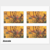 秋の守護者ステッカー 長方形シール (シート)