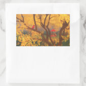 秋の守護者ステッカー 長方形シール (バッグ)